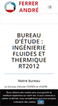 Mobile Screenshot of etude-thermique-rt-2012.com