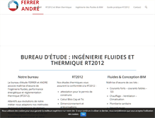 Tablet Screenshot of etude-thermique-rt-2012.com